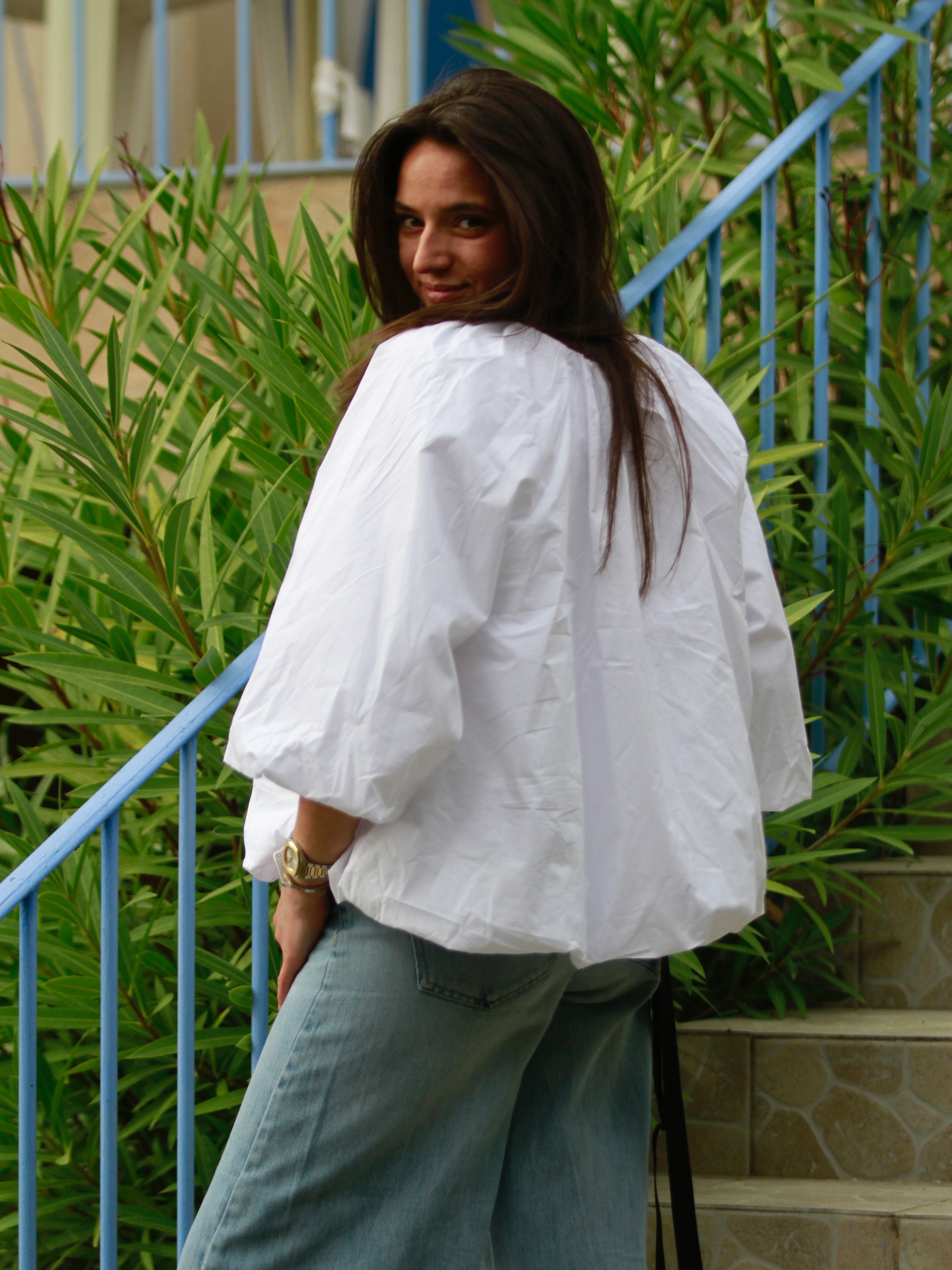 Blouse Célia blanc dos