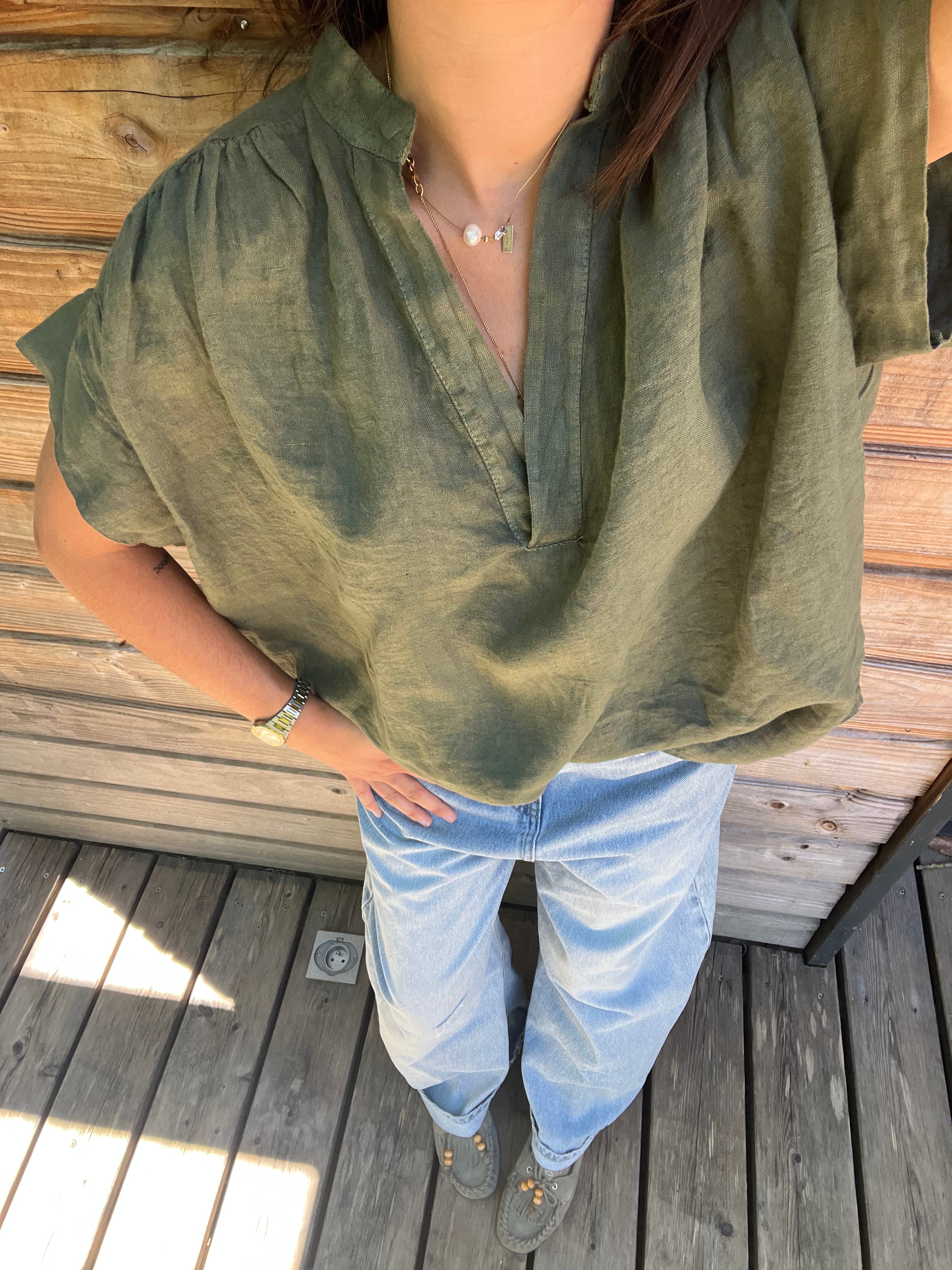 Blouse Victoire col