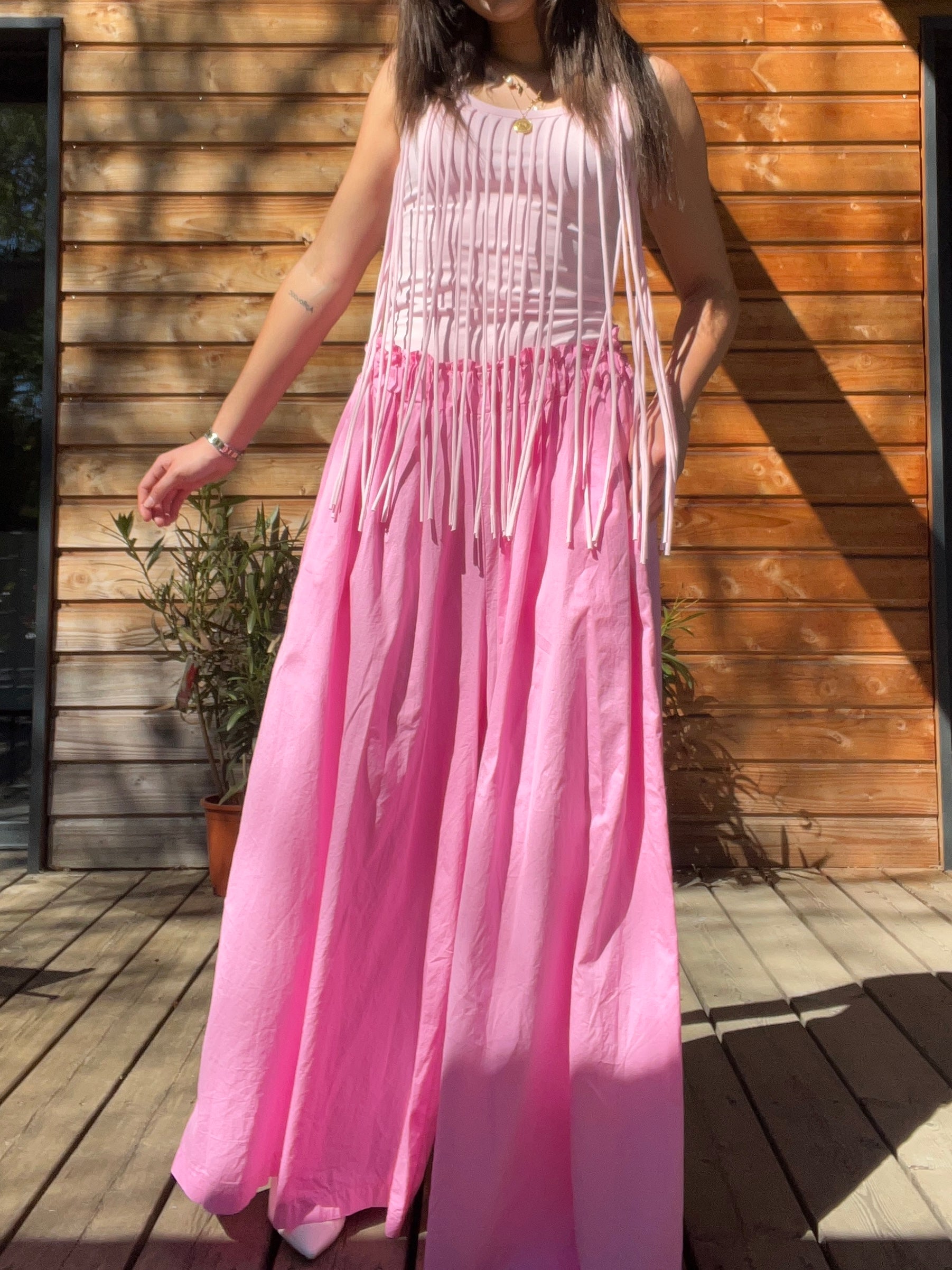 Débardeur Louise rose clair