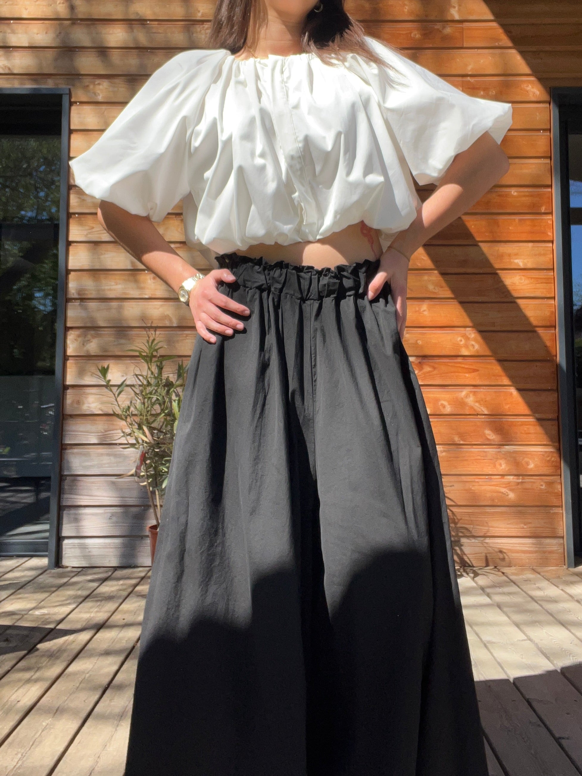 Pantalon Mia noir face